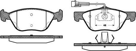 NEW BLOX NB21636V02 - Bremžu uzliku kompl., Disku bremzes www.autospares.lv