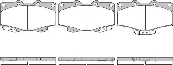 NEW BLOX NB21679T15 - Bremžu uzliku kompl., Disku bremzes autospares.lv