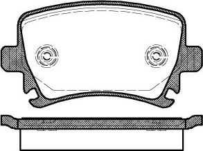 HELLA PAGID 355010601 - Brake Pad Set, disc brake www.autospares.lv