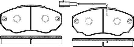 NEW BLOX NB23917V01 - Тормозные колодки, дисковые, комплект www.autospares.lv