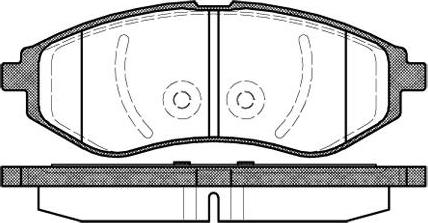 NEW BLOX NB23974V00 - Тормозные колодки, дисковые, комплект www.autospares.lv