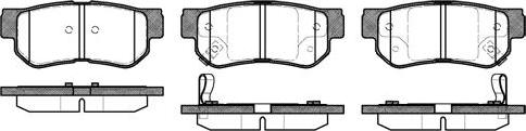 Wagner WBP23543A-D - Brake Pad Set, disc brake www.autospares.lv