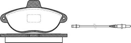 NEW BLOX NB23040V02 - Brake Pad Set, disc brake www.autospares.lv