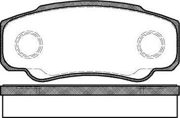 Remy RAP1485 - Brake Pad Set, disc brake www.autospares.lv