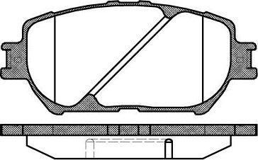 NEW BLOX NB23806N00 - Brake Pad Set, disc brake www.autospares.lv