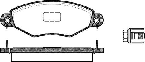 NEW BLOX NB23205S01 - Bremžu uzliku kompl., Disku bremzes www.autospares.lv