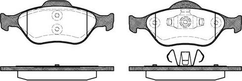 NEW BLOX NB23202V00 - Тормозные колодки, дисковые, комплект www.autospares.lv