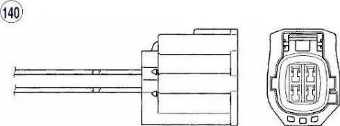 NGK 9371 - Lambda zonde www.autospares.lv