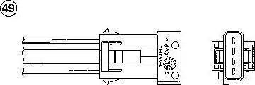 NGK 0481 - Lambda zonde autospares.lv