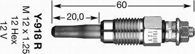 NGK 4182 - Glow Plug www.autospares.lv