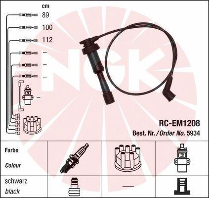 NGK 5934 - Augstsprieguma vadu komplekts www.autospares.lv