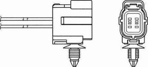 NGK 6408 - Lambda zonde www.autospares.lv