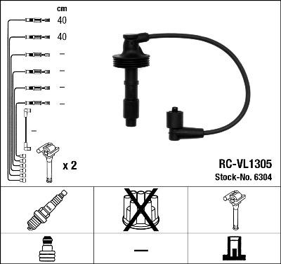 NGK 6304 - Ignition Cable Kit www.autospares.lv