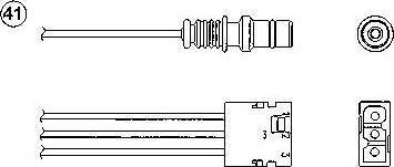 NGK 1843 - Lambda zonde www.autospares.lv