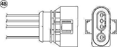 NGK 5748 - Lambda zonde www.autospares.lv