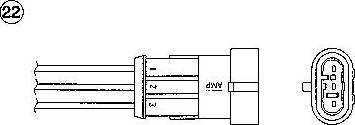 NGK 1887 - Lambda zonde www.autospares.lv