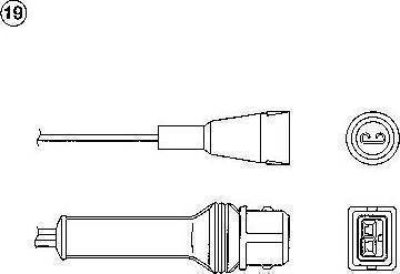 NGK 1833 - Lambda zonde autospares.lv