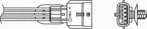 NGK 94353 - Лямбда-зонд, датчик кислорода www.autospares.lv