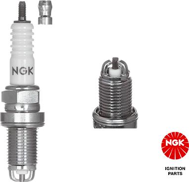 NGK 4563 - Aizdedzes svece autospares.lv