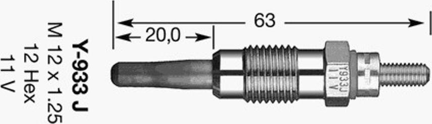 NGK D-Power 25 - Glow Plug www.autospares.lv