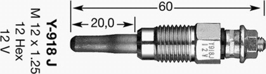 NGK D-Power  2 - Glow Plug www.autospares.lv