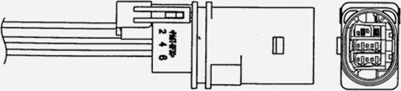 NGK LZA07-AU4 - Lambda zonde www.autospares.lv