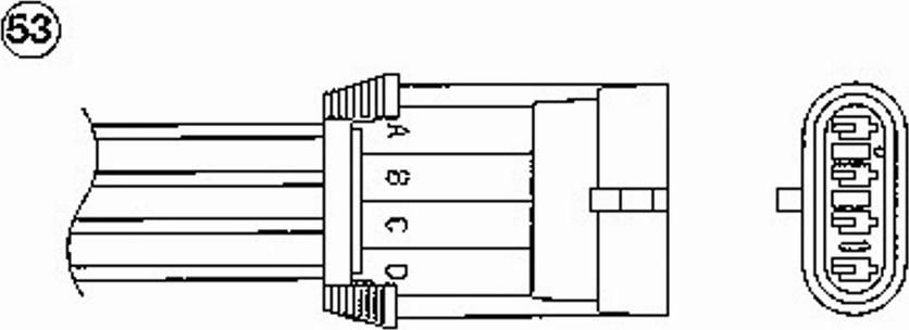 NGK OTA7N-5A2 - Lambda zonde autospares.lv