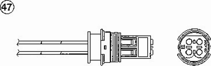 NGK OTA7N-5C1 - Лямбда-зонд, датчик кислорода www.autospares.lv