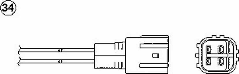 NGK OZA448-E16 - Lambda zonde www.autospares.lv