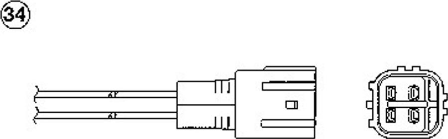 NGK OZA384-E39 - Lambda zonde www.autospares.lv