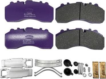 NiBK PN0908 - Brake Pad Set, disc brake www.autospares.lv