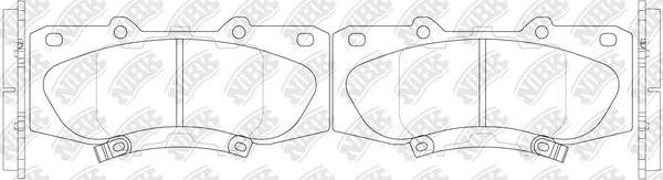 NiBK PN0548 - Brake Pad Set, disc brake www.autospares.lv