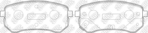 NiBK PN0526 - Brake Pad Set, disc brake www.autospares.lv