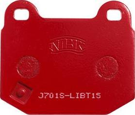 NiBK PN0226S - High Performance Brake Pad Set www.autospares.lv