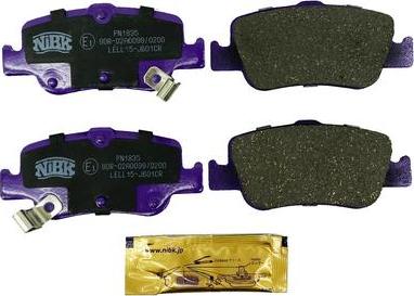 NiBK PN1835 - Brake Pad Set, disc brake www.autospares.lv