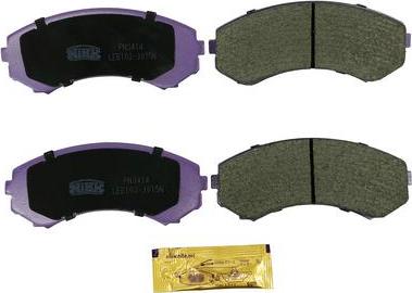 NiBK PN3414 - Brake Pad Set, disc brake www.autospares.lv