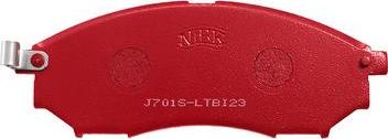 NiBK PN2444S - High Performance Brake Pad Set www.autospares.lv