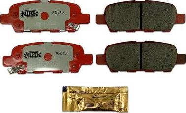 NiBK PN2466S - High Performance Brake Pad Set www.autospares.lv