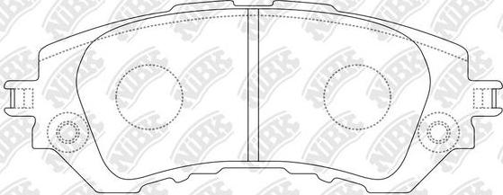 NiBK PN21004 - Bremžu uzliku kompl., Disku bremzes autospares.lv