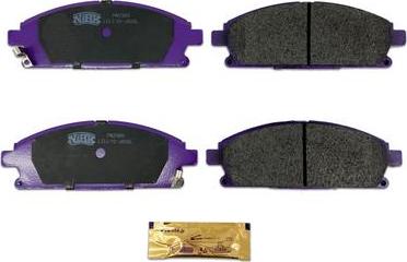 NiBK PN2389 - Brake Pad Set, disc brake www.autospares.lv