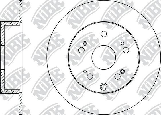 NiBK RN1411 - Bremžu diski www.autospares.lv