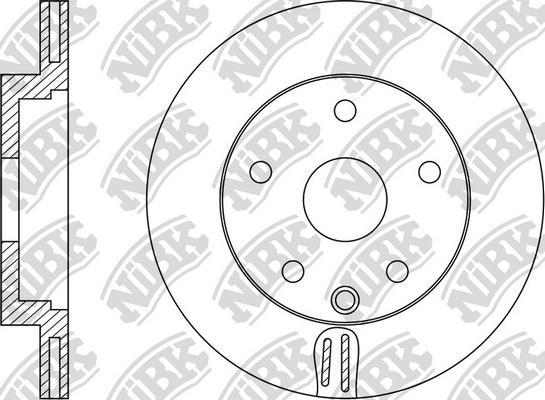 NiBK RN1506 - Bremžu diski www.autospares.lv