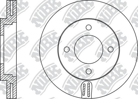 NiBK RN1533 - Bremžu diski autospares.lv
