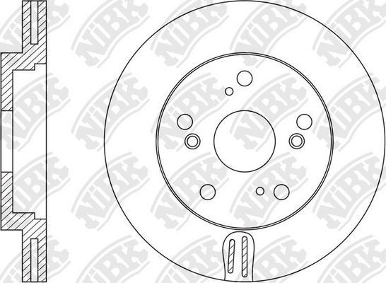 NiBK RN1600 - Bremžu diski www.autospares.lv