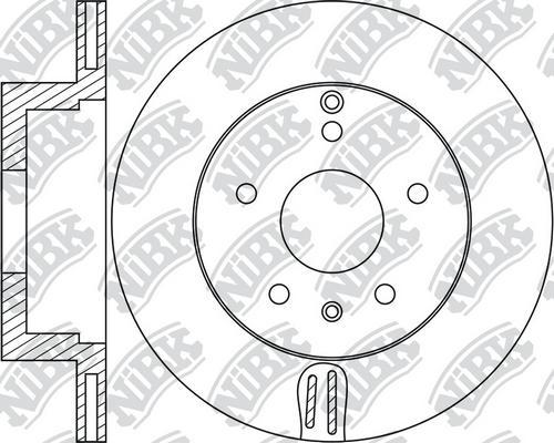 NiBK RN1677 - Bremžu diski www.autospares.lv