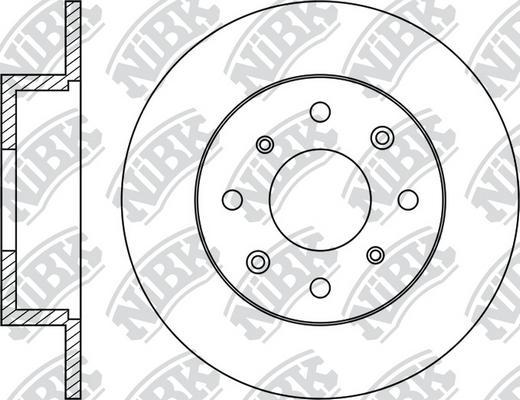 NiBK RN1052 - Bremžu diski www.autospares.lv