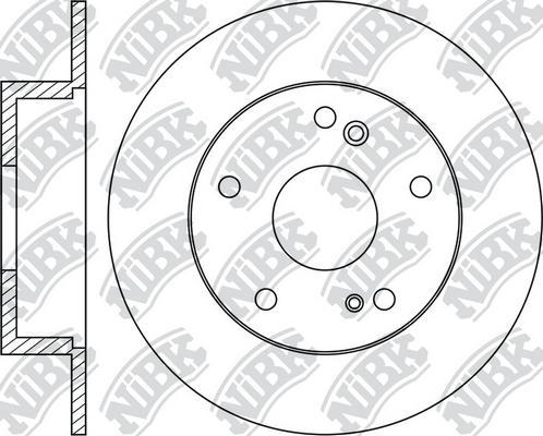 NiBK RN1035 - Bremžu diski www.autospares.lv