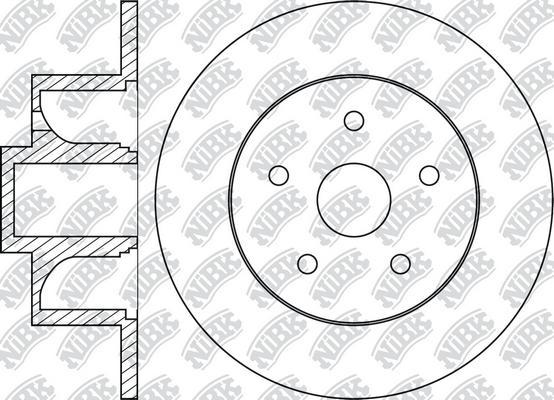 NiBK RN1074 - Bremžu diski www.autospares.lv