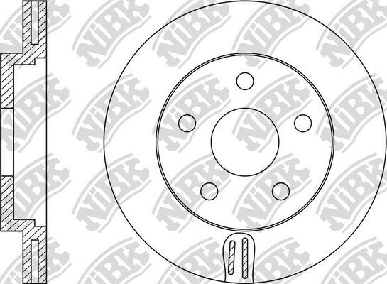 NiBK RN1194 - Bremžu diski www.autospares.lv