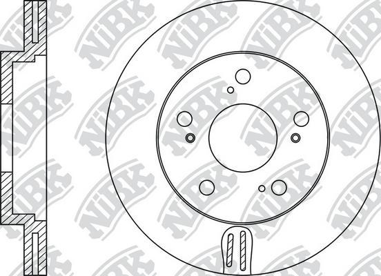 NiBK RN1104 - Bremžu diski www.autospares.lv